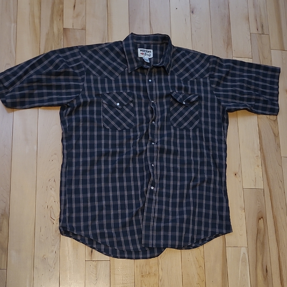 Western Craft Men's Size XL Button Down Shirt